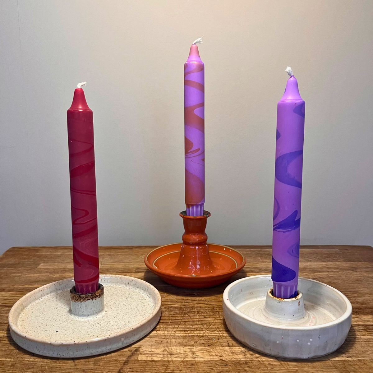 Tutti Frutti – Marmorerat Stearinljus