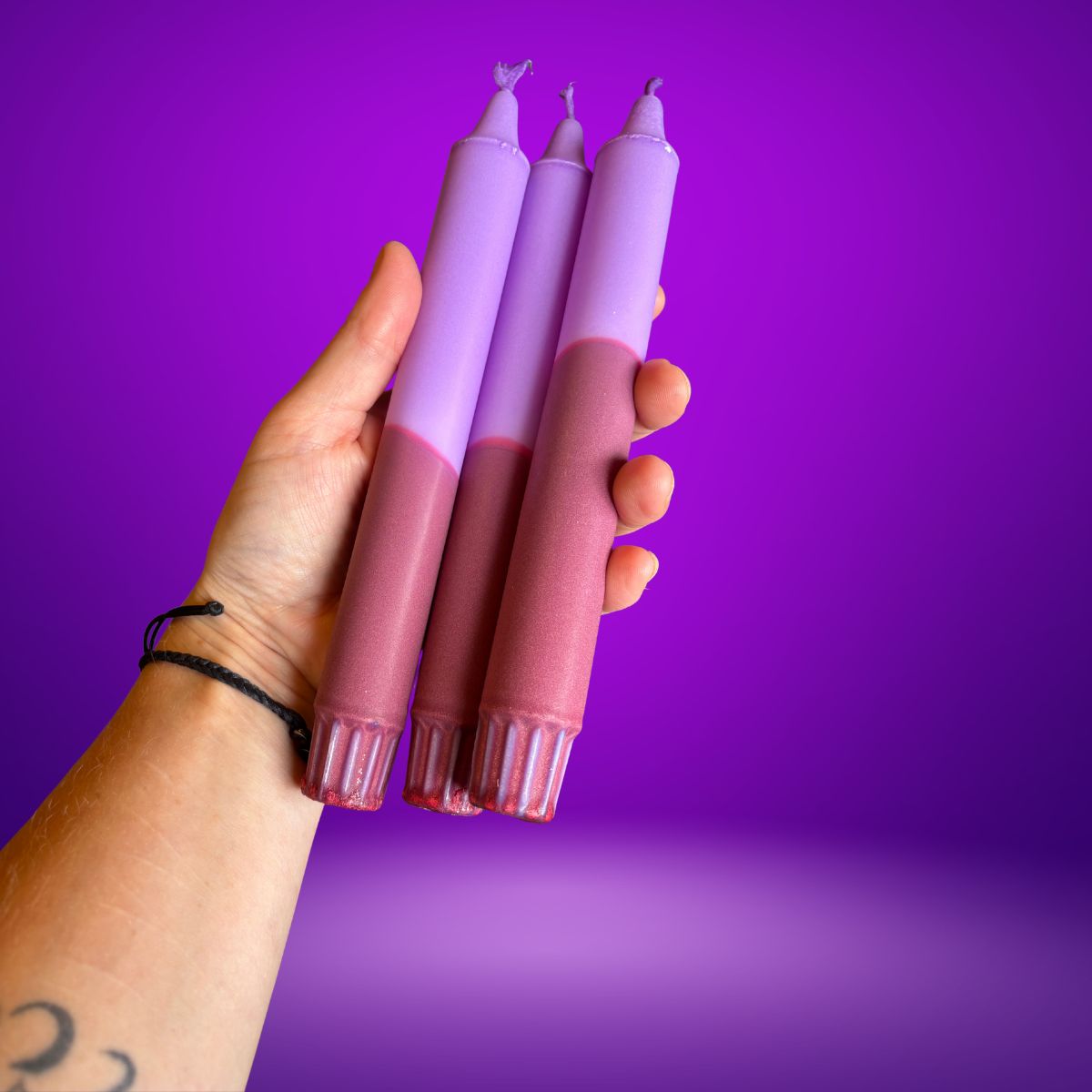 Velvet Berry Taper Candle