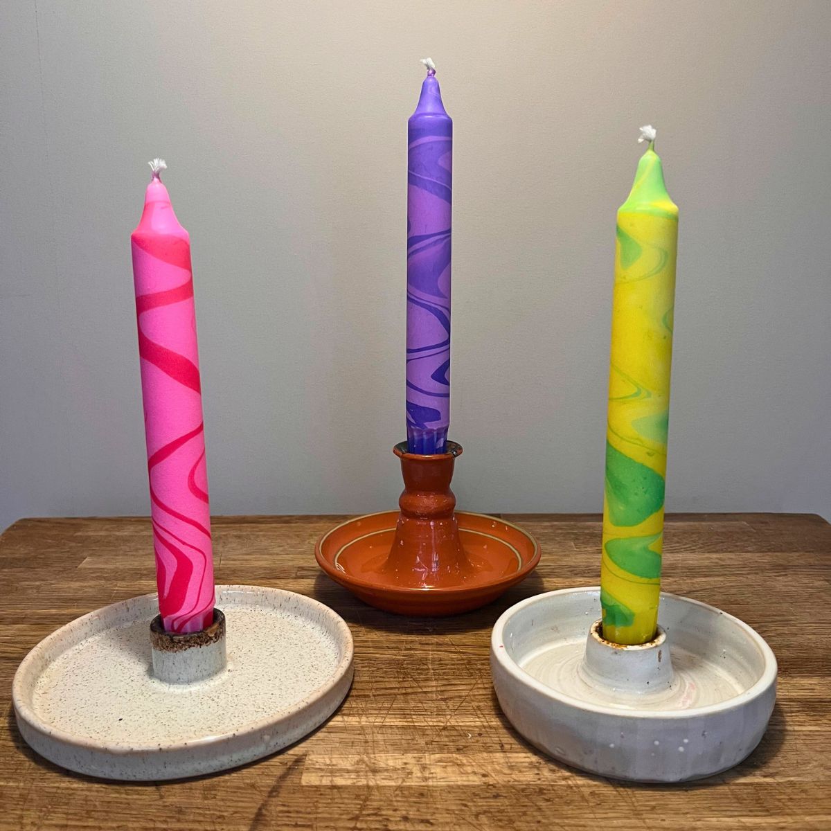 Lavender Twist – Marmorerat Stearinljus