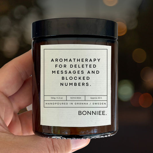 Aromaterapiljus – Raderade meddelanden och blockerade nummer – Roligt presentljus