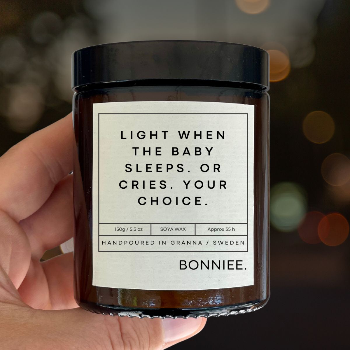 Parent Survival Candle – Light When the Baby Sleeps. Or Cries. Your Choice.