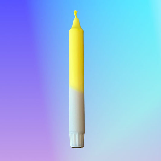 Lemon Cloud Taper Candle