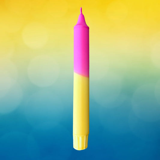 Sunset Pop Taper Candle